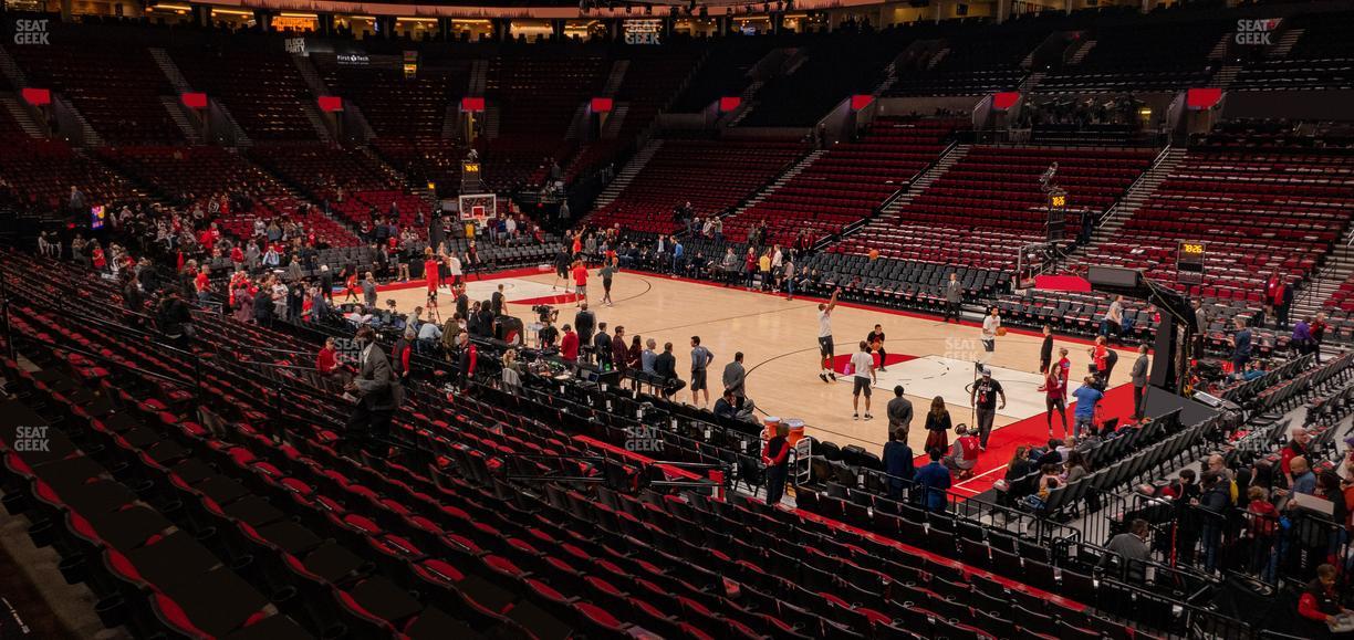 Moda Center - Section 121 Seat View