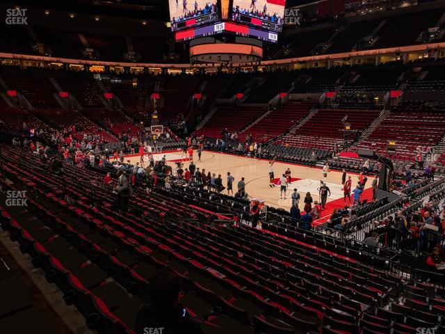 Moda Center - Section 121 Seat View