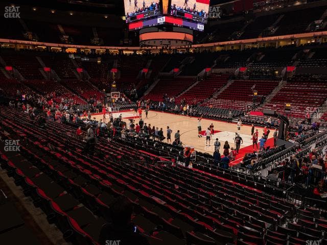 Moda Center - Section 121 Seat View