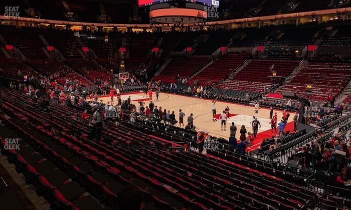 Moda Center - Section 121 Seat View