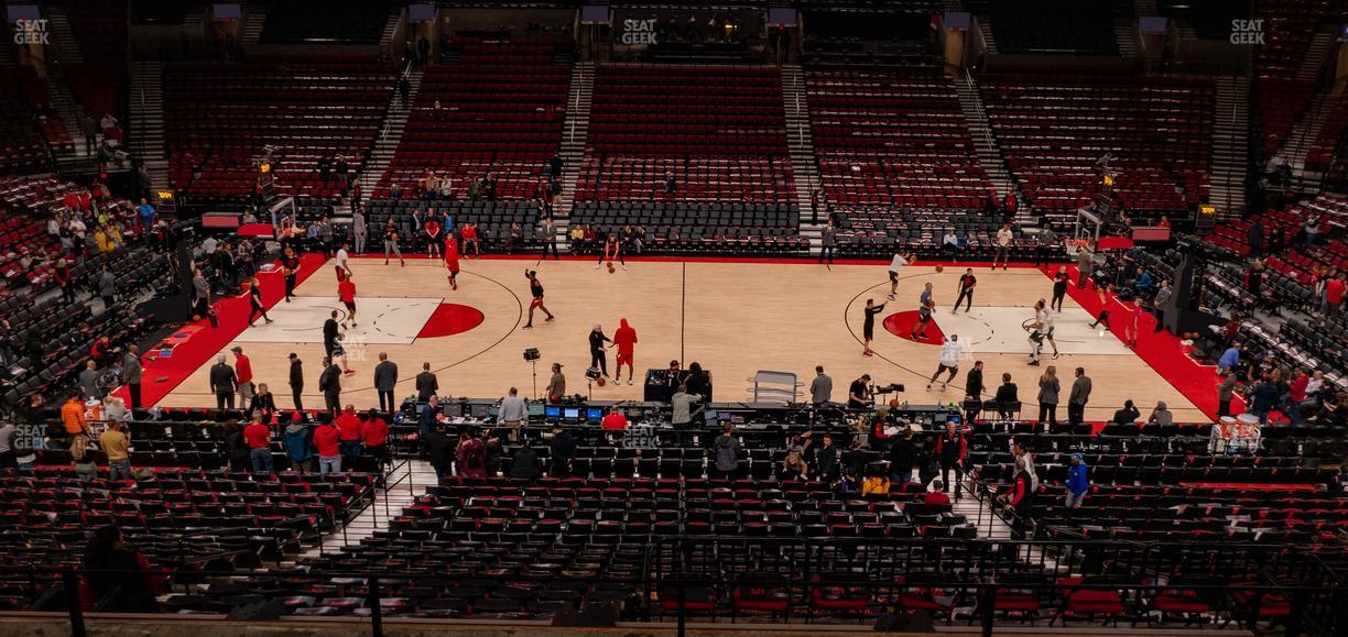 Moda Center - Section 201 Seat View
