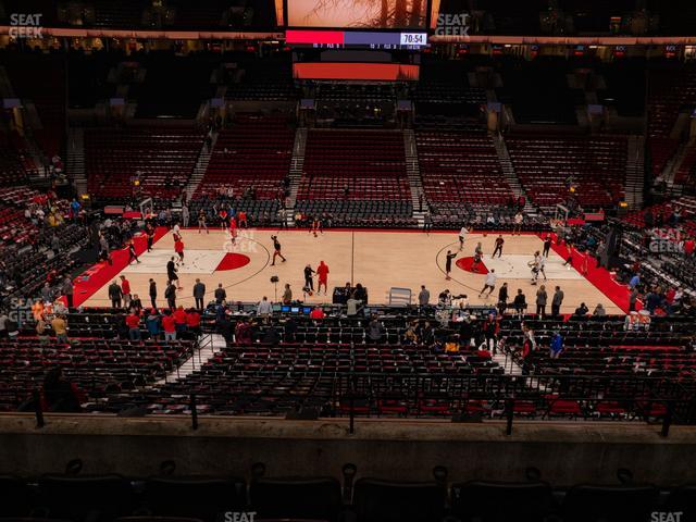 Moda Center - Section 201 Seat View