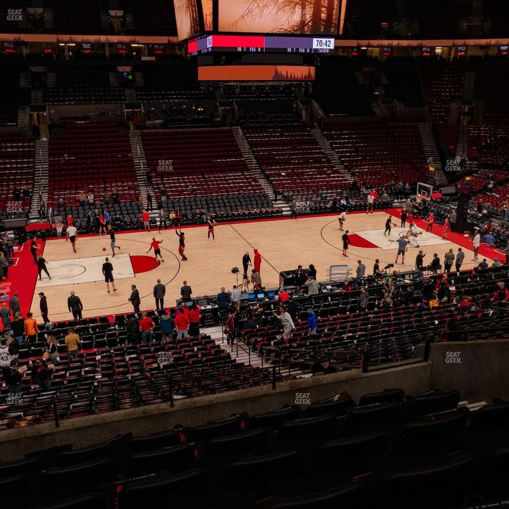 Moda Center - Section 202 Seat View