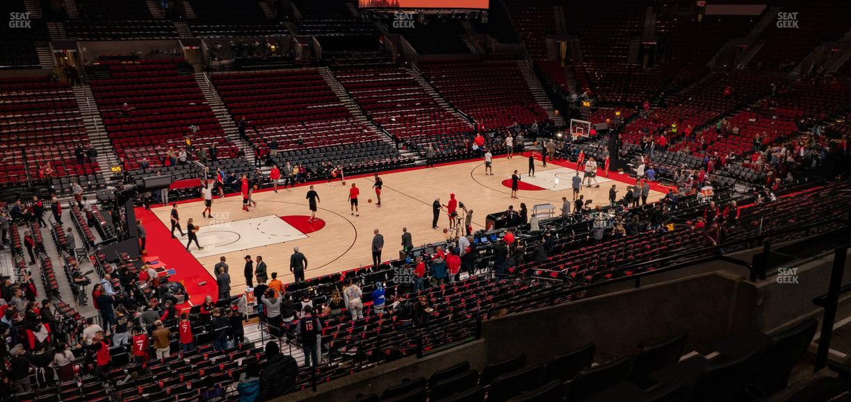 Moda Center - Section 203 Seat View