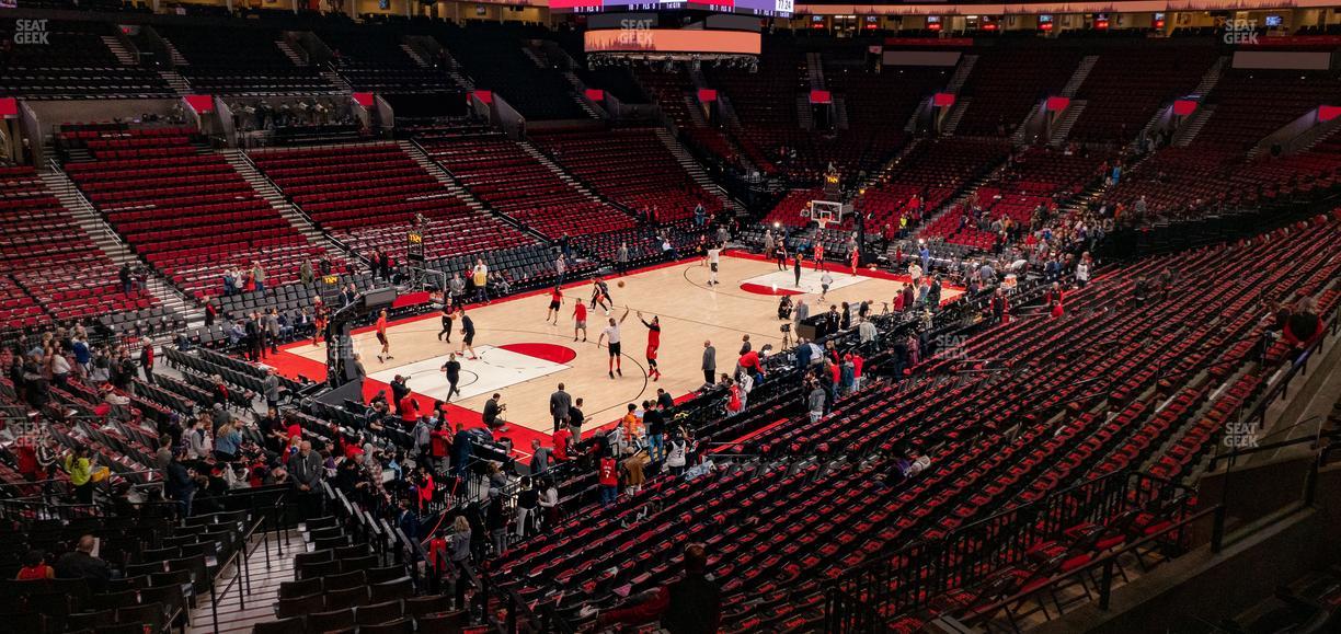 Moda Center - Section 205 Seat View