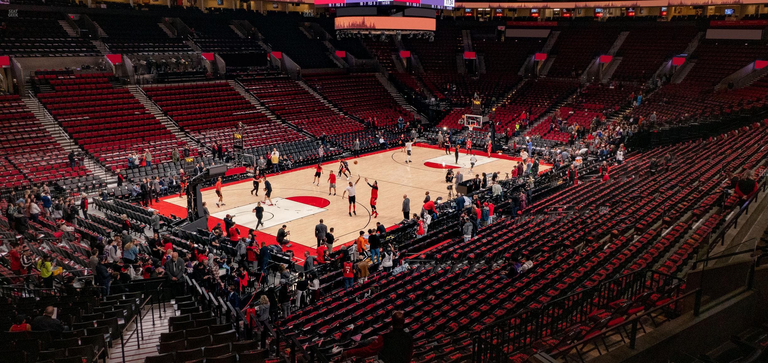 Moda Center - Section 205 Seat View
