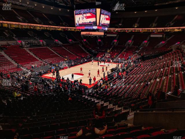 Moda Center - Section 206 Seat View