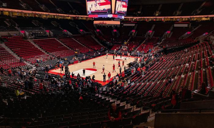Moda Center - Section 206 Seat View