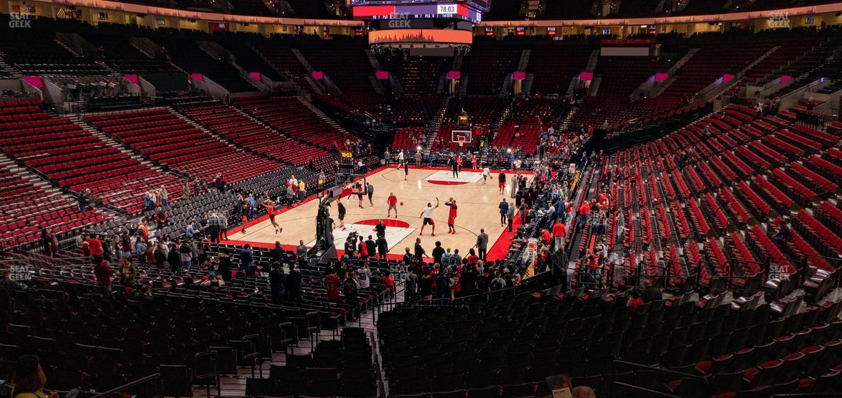 Moda Center - Section 207 Seat View