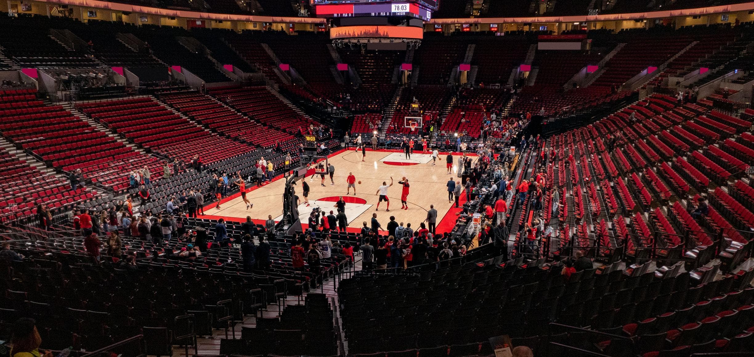 Moda Center - Section 207 Seat View