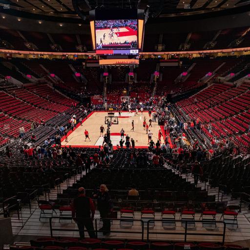 Moda Center - Section 208 Seat View