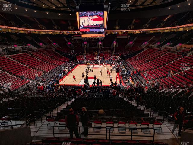 Moda Center - Section 208 Seat View
