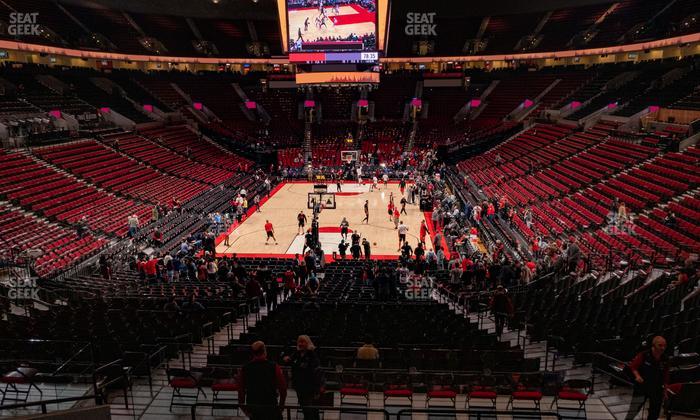Moda Center - Section 208 Seat View