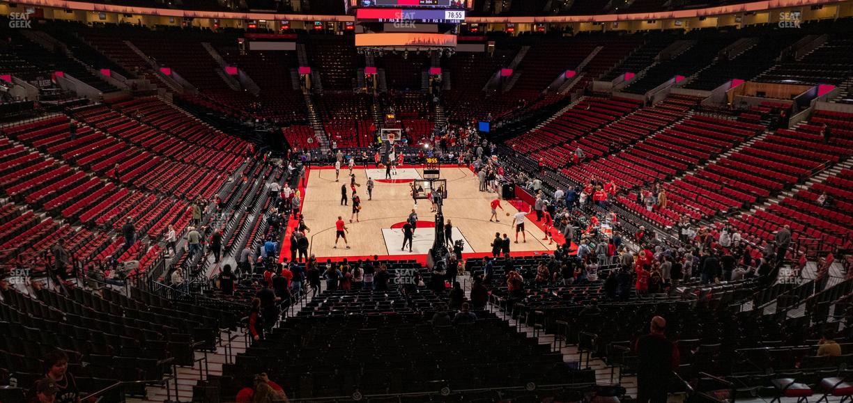 Moda Center - Section 209 Seat View