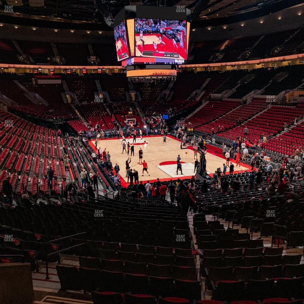 Moda Center - Section 210 Seat View