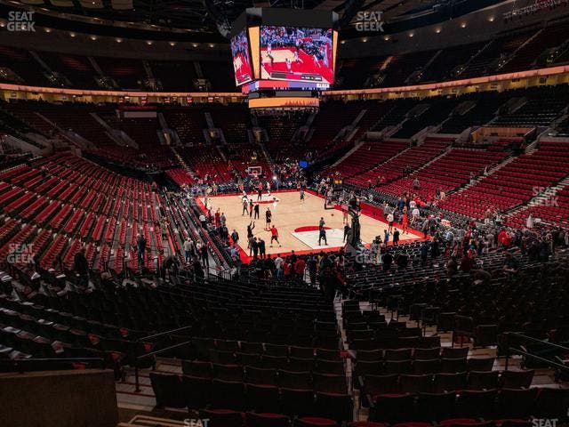 Moda Center - Section 210 Seat View