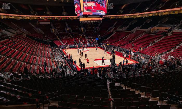 Moda Center - Section 210 Seat View