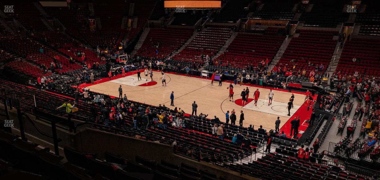 Moda Center - Section 214 Seat View