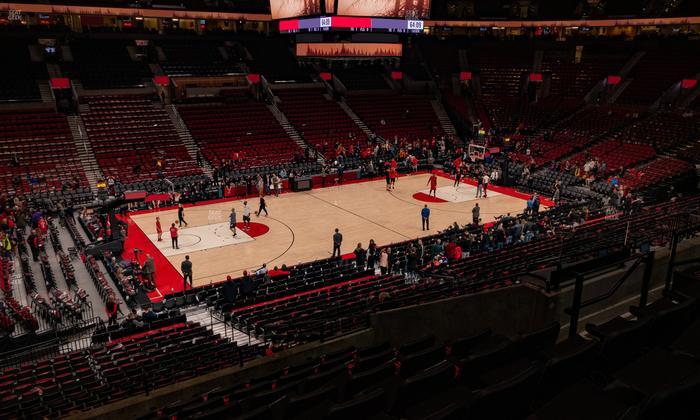 Moda Center - Section 218 Seat View