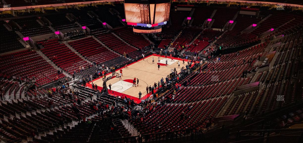 Moda Center - Section 306 Seat View