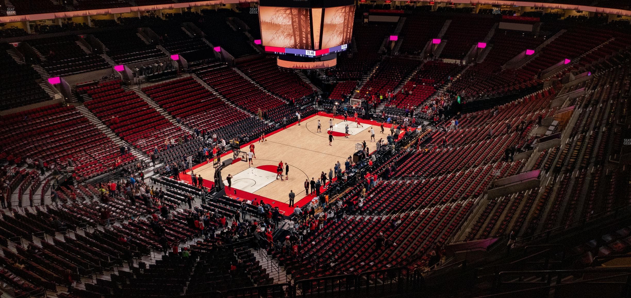 Moda Center - Section 306 Seat View