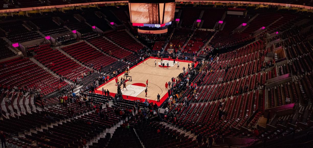 Moda Center - Section 307 Seat View