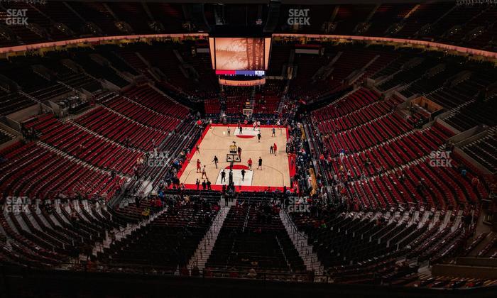 Moda Center - Section 309 Seat View