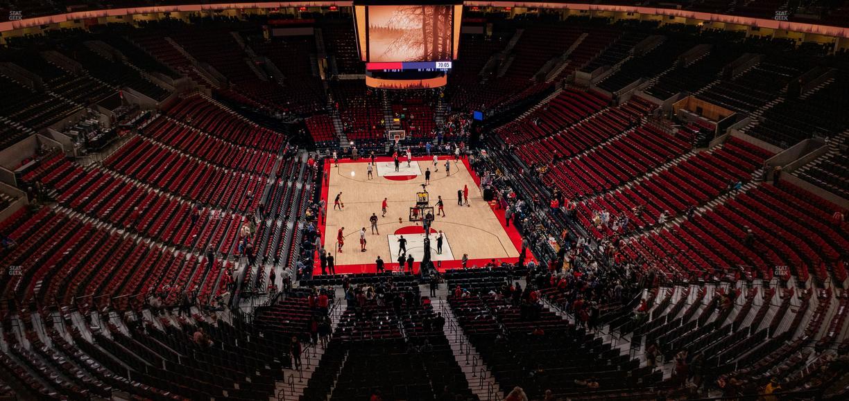 Moda Center - Section 310 Seat View