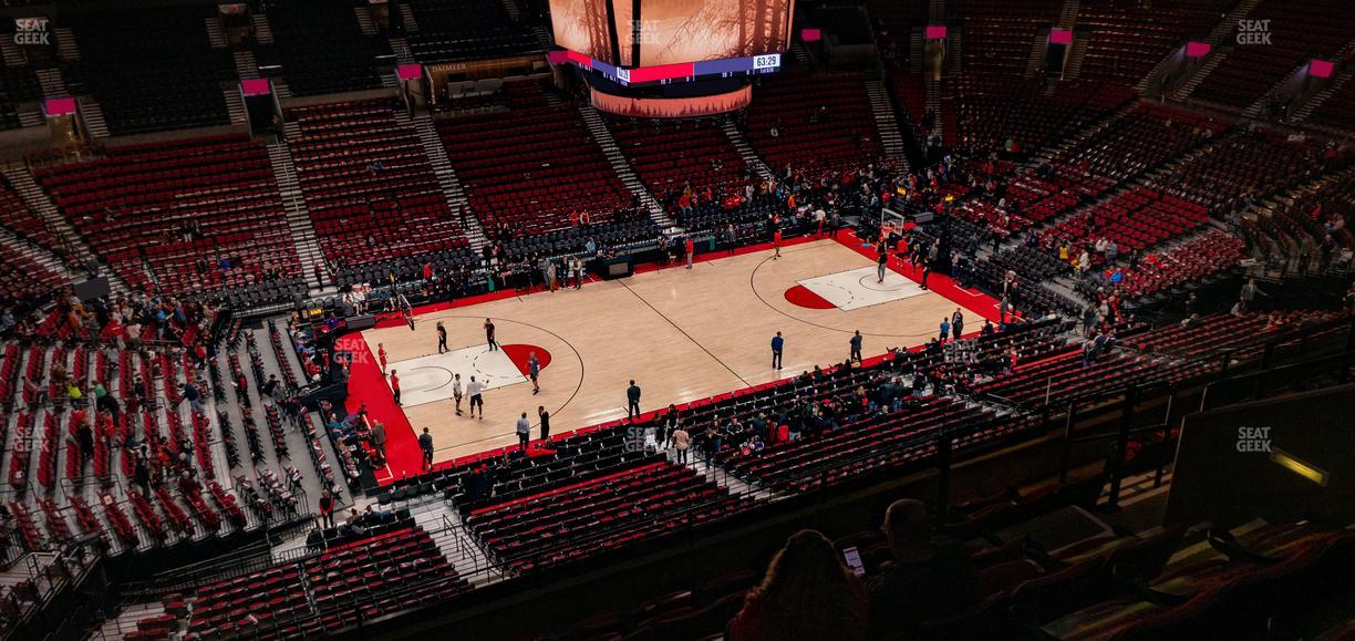 Moda Center - Section 320 Seat View