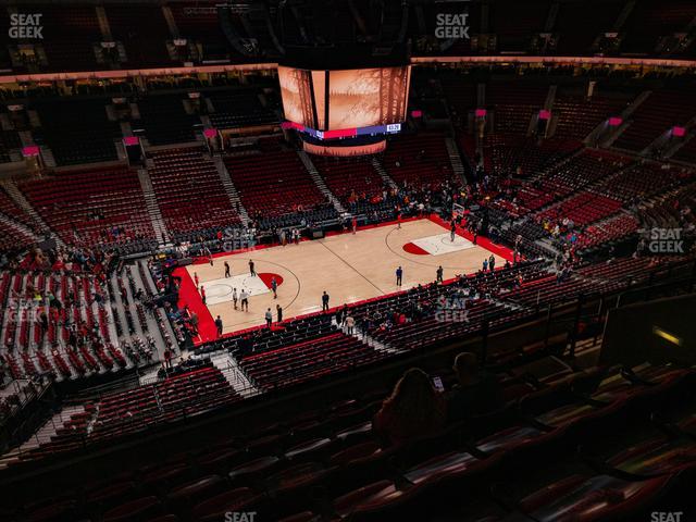 Moda Center - Section 320 Seat View