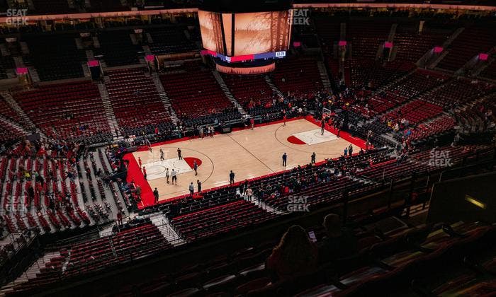 Moda Center - Section 320 Seat View