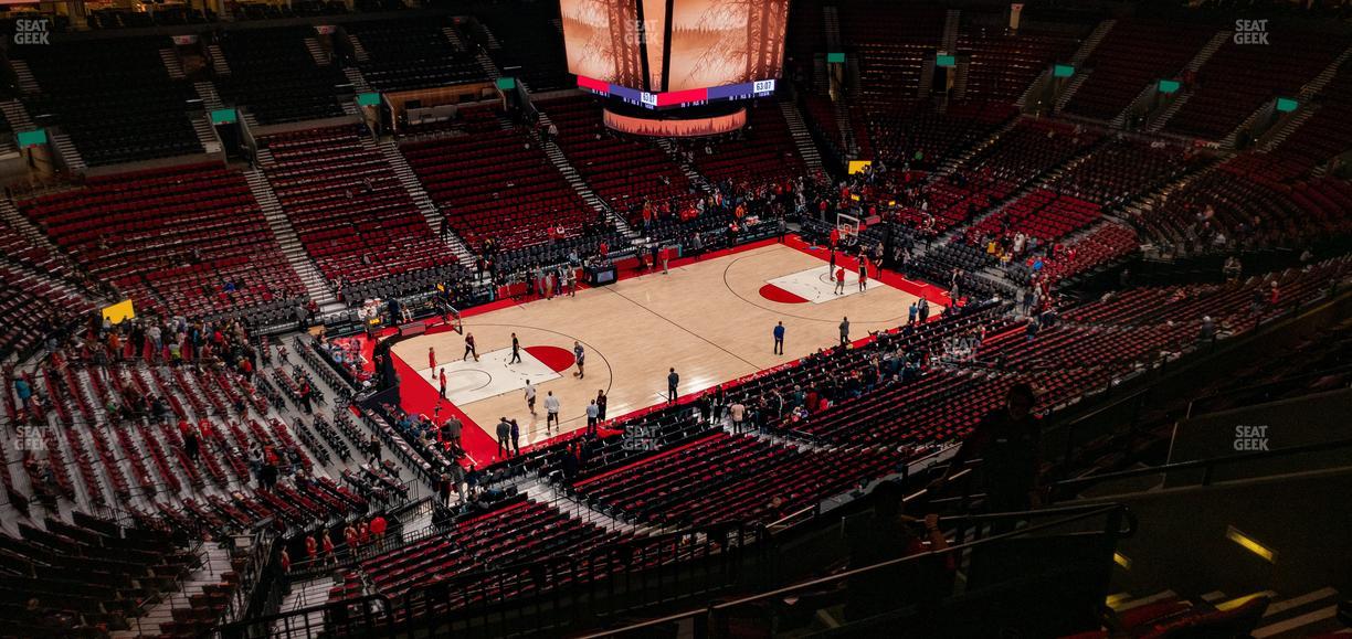 Moda Center - Section 321 Seat View