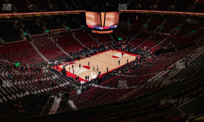 Moda Center - Section 322 Seat View