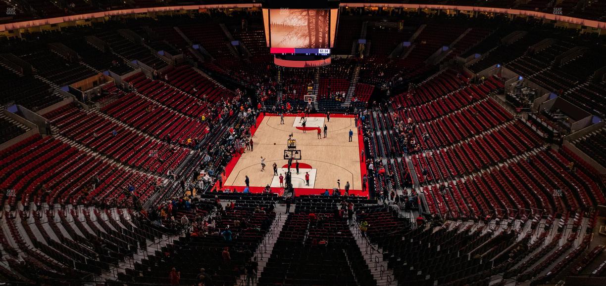 Moda Center - Section 326 Seat View