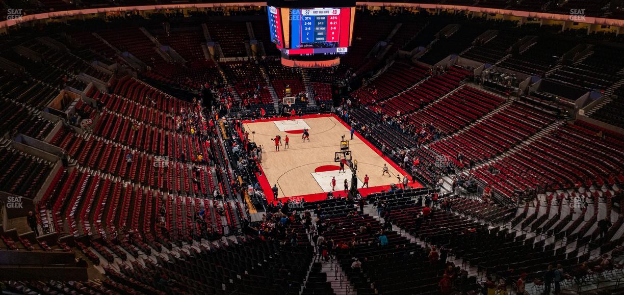 Moda Center - Section 328 Seat View
