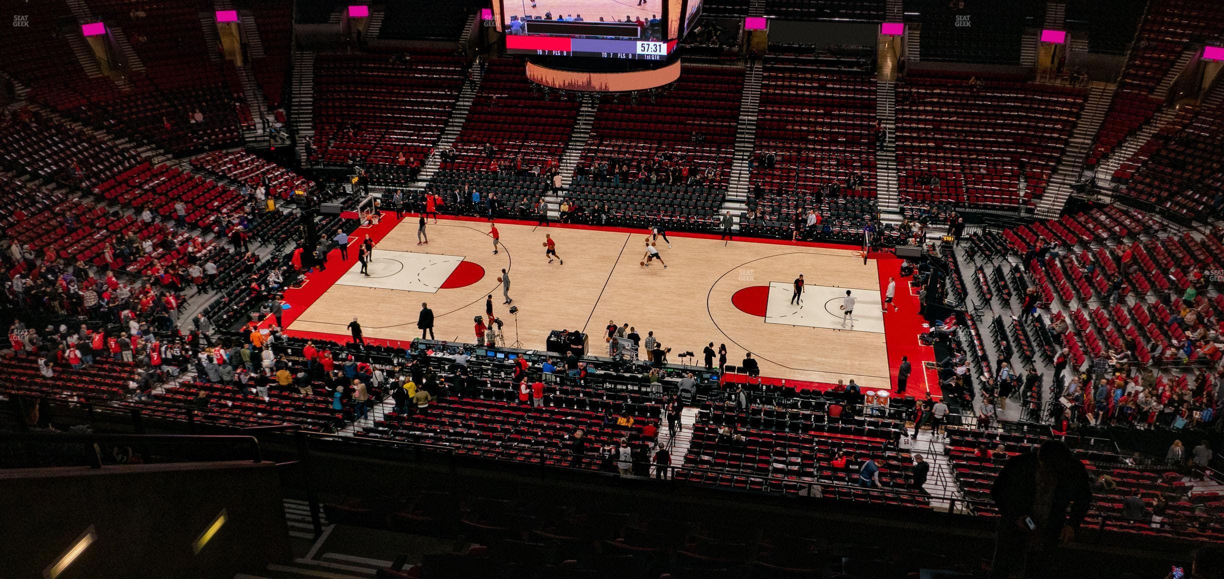Moda Center - Section 334 Seat View