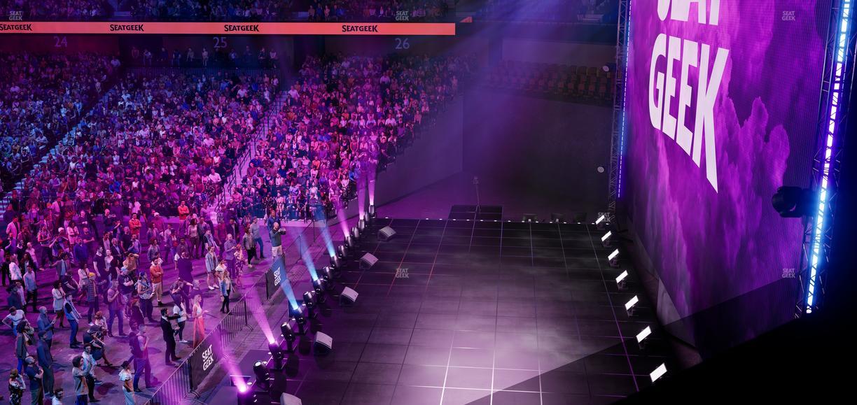 Mohegan Sun Arena - Section 104 Seat View