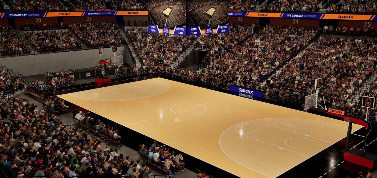Mohegan Sun Arena - Section 104 Seat View