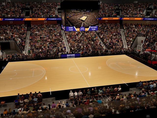 Mohegan Sun Arena - Section 107 Seat View