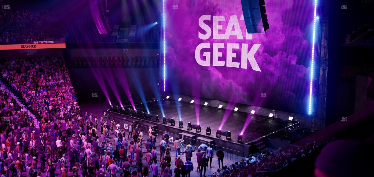 Mohegan Sun Arena - Section 107 Seat View