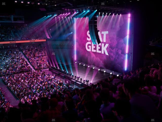 Mohegan Sun Arena - Section 107 Seat View