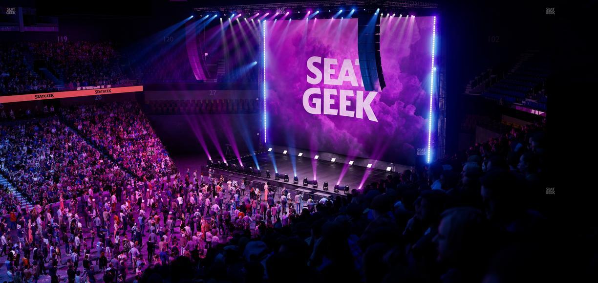 Mohegan Sun Arena - Section 108 Seat View