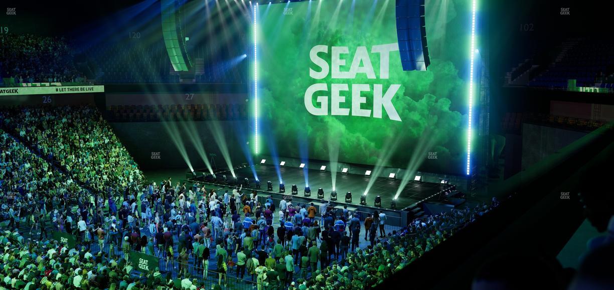 Mohegan Sun Arena - Section 108 Seat View