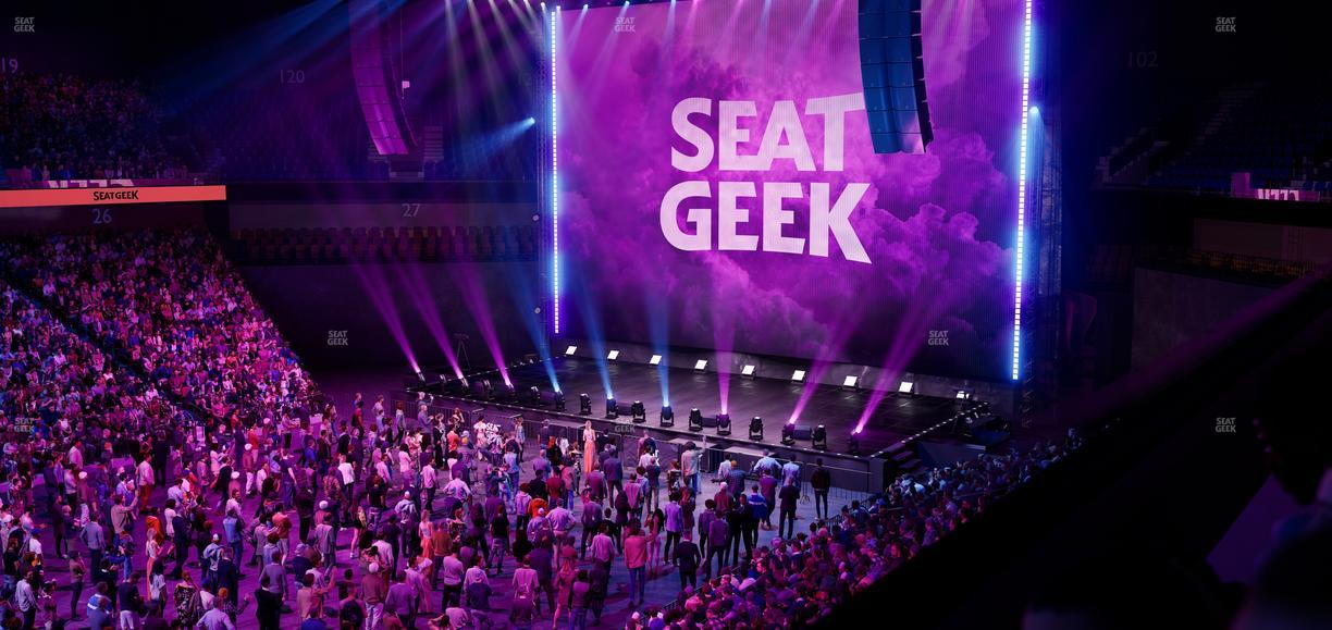 Mohegan Sun Arena - Section 108 Seat View