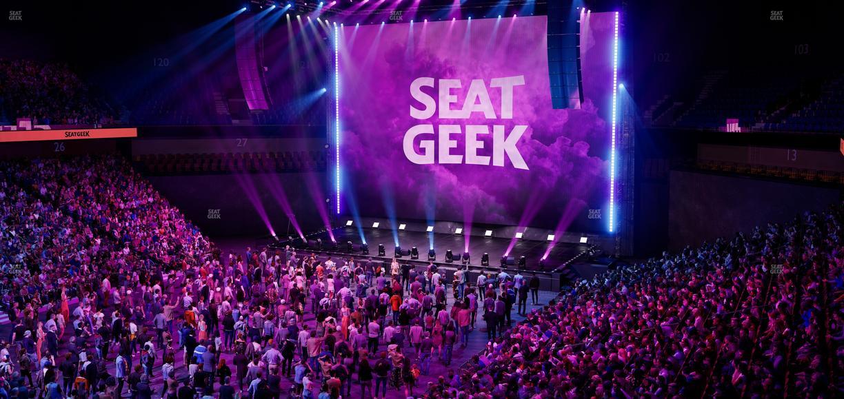 Mohegan Sun Arena - Section 109 Seat View