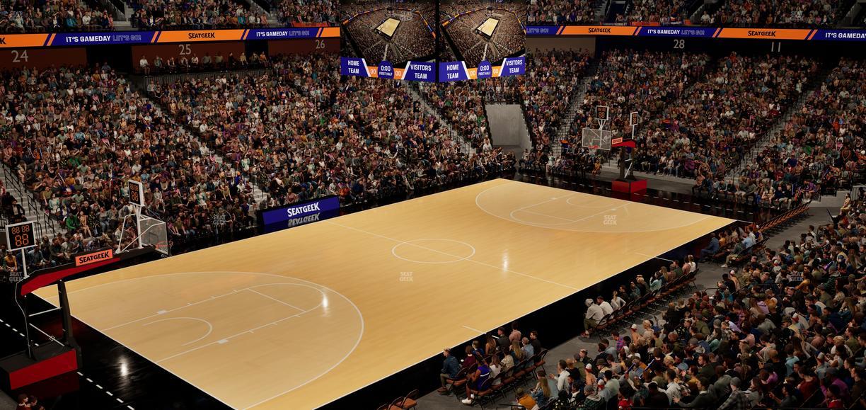 Mohegan Sun Arena - Section 109 Seat View