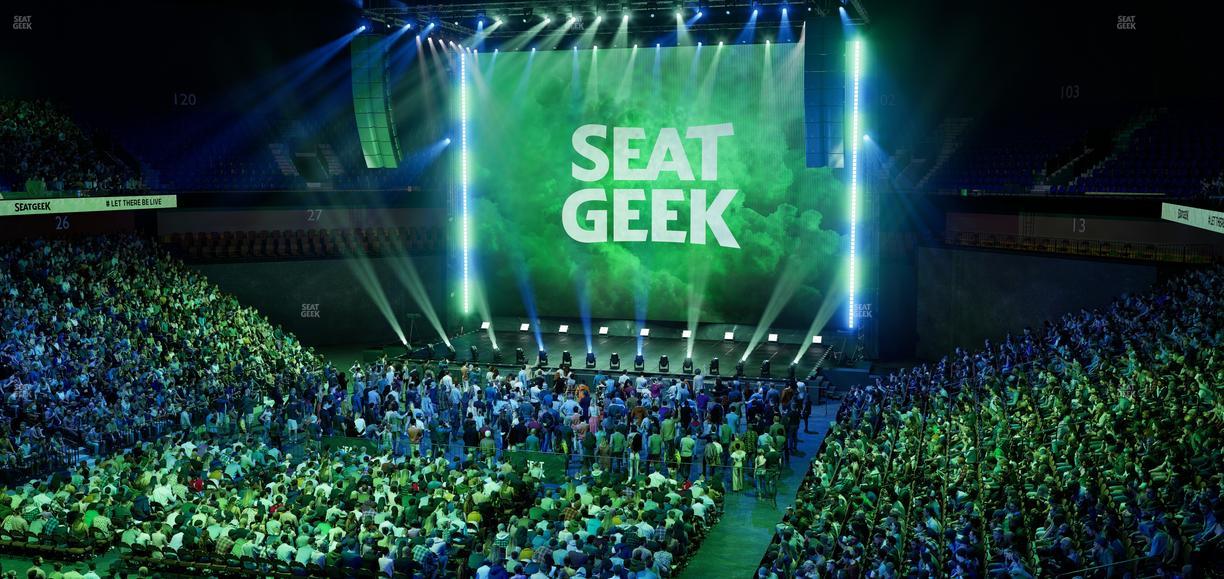 Mohegan Sun Arena - Section 110 Seat View