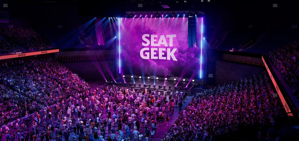 Mohegan Sun Arena - Section 110 Seat View