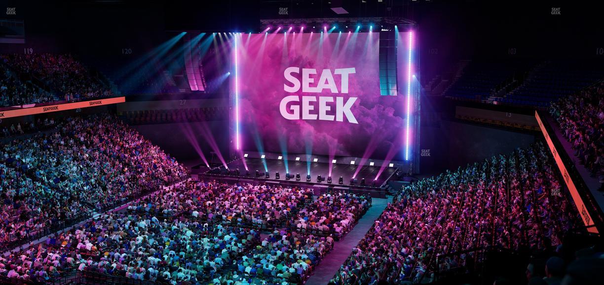 Mohegan Sun Arena - Section 110 Seat View