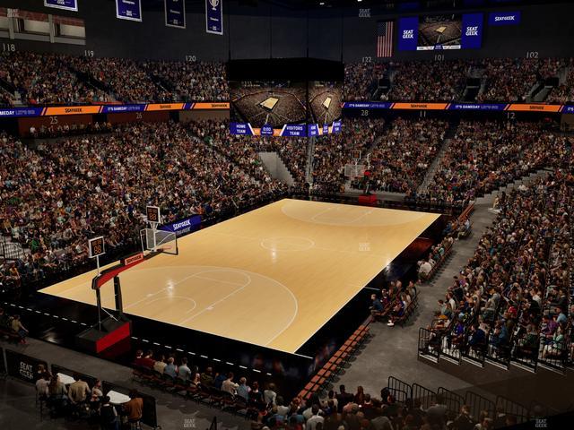 Mohegan Sun Arena - Section 110 Seat View